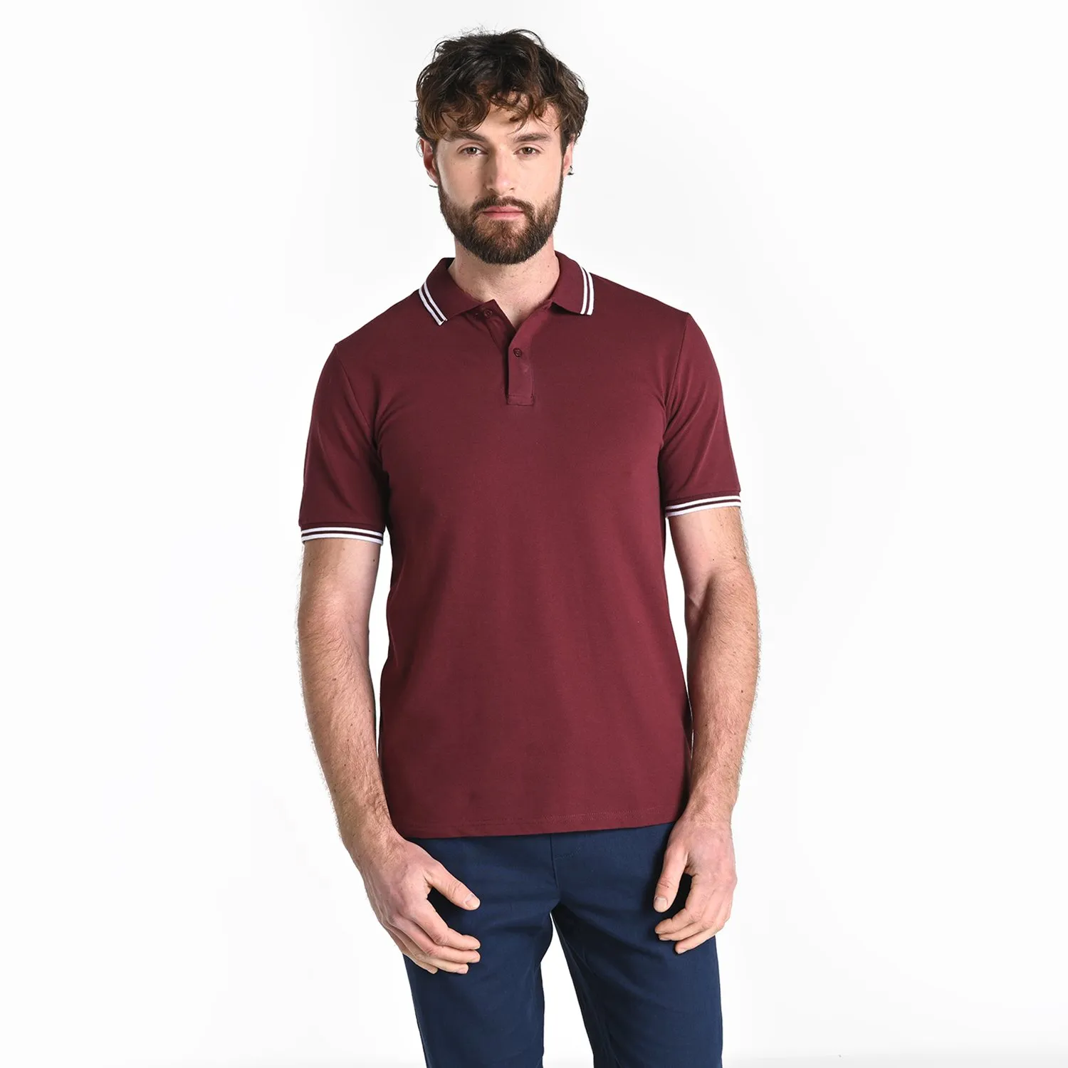 28 Camiseta polo Hombre Manga corta de Algodón Basement - Image 1